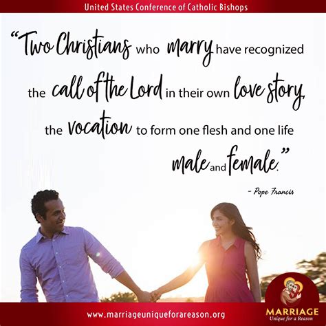 Two Christians Who Marry Have Recognized The Call Of The Lord In Their