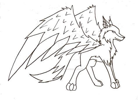 Wolf With Wings By Angelcruger On Deviantart