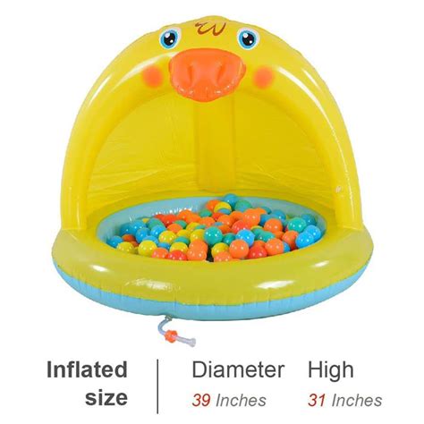 Shade Baby Pool Sprinkle And Splash Play Center Outdoor Duck Mini Pool