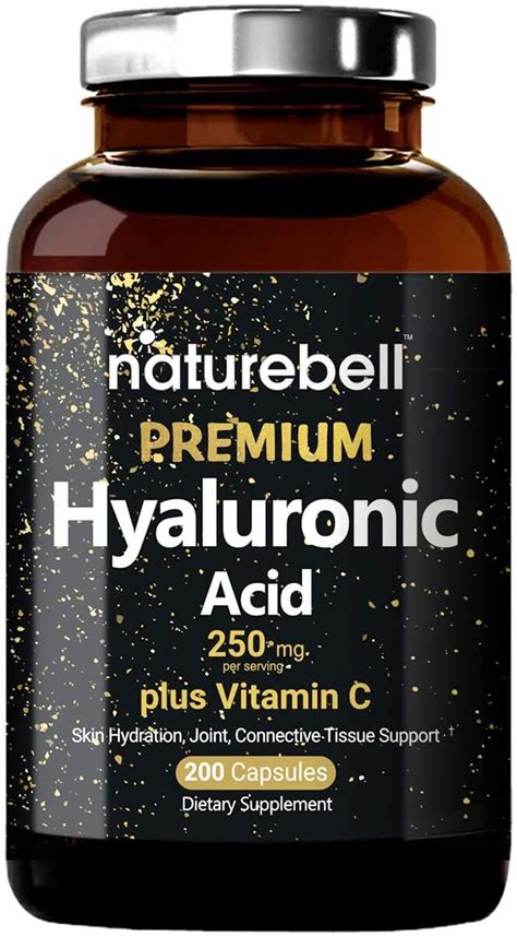 Your guide to younger looking skin. national institutes of health office of dietary supplements: NatureBell Hyaluronic Acid Supplements, 250mg Hyaluronic ...