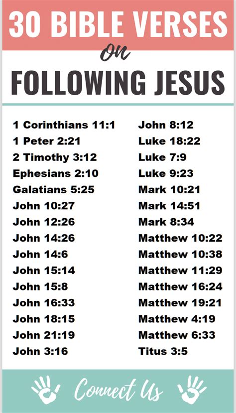 30 Compelling Bible Scriptures On Following Jesus Connectus