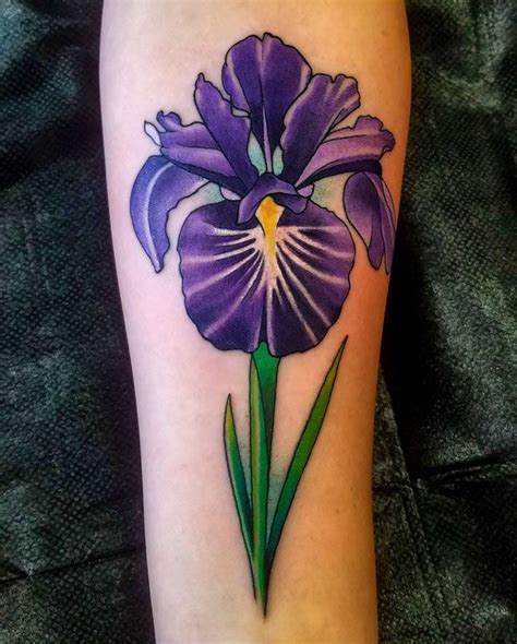 Iris Tattoo Iris Flower Tattoo Japanese Flower Tattoo Daffodil