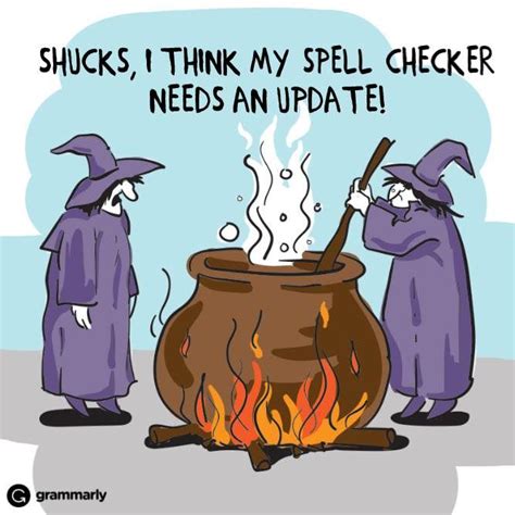 Funny Pun Spell Checker Update Witches Quotes Sayings Funny