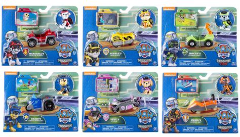 Buy Paw Patrol Mission Paw Complete Set Of 6 Figures With Vehicles