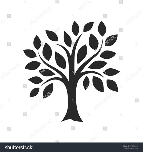 174148 Simple Tree Silhouette Images Stock Photos And Vectors
