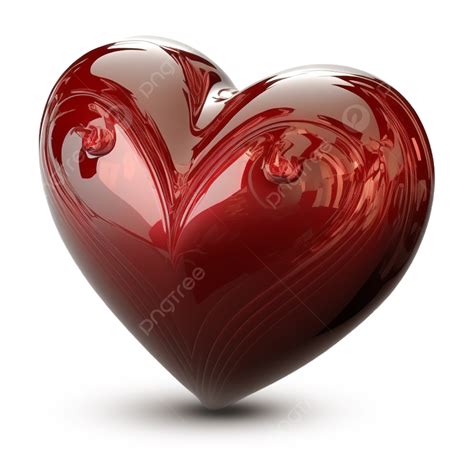 Beautiful Red 3d Heart Red 3d Heart Red Love Heart Valentines Day
