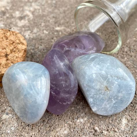 Crystals for Anxiety, Calming Crystals, Crystal Collection, Tumbled ...