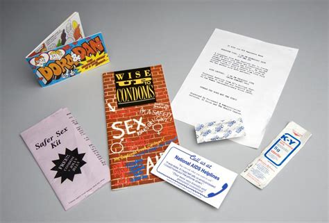 Safer Sex Kit And Health Education Material London England 1992