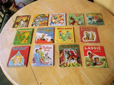 Lot Of 13 Vintage Whitman Tell A Tale Childrens Books Hardcover Book