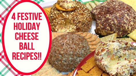 Festive Holiday Cheese Ball Recipes Youtube