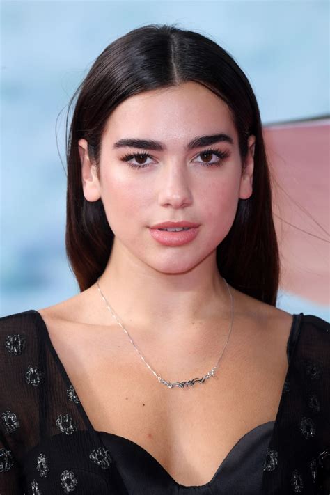 After working as a model, she signed with warner music group in 2015 and released her eponymous debut album in 2017. DUA LIPA at Dunkirk Premiere in London 07/13/2017 - HawtCelebs