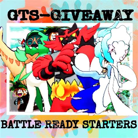Giveaway Br Gen 7 Starters Pokémon Amino