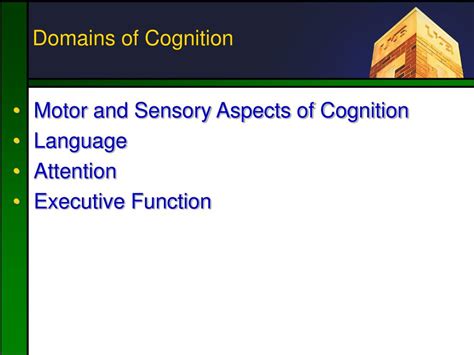 Ppt Higher Cognition Powerpoint Presentation Free Download Id562570