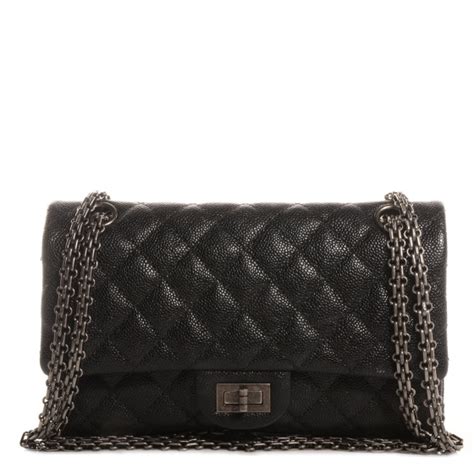 Chanel Caviar Quilted 255 Reissue 255 Black 65545