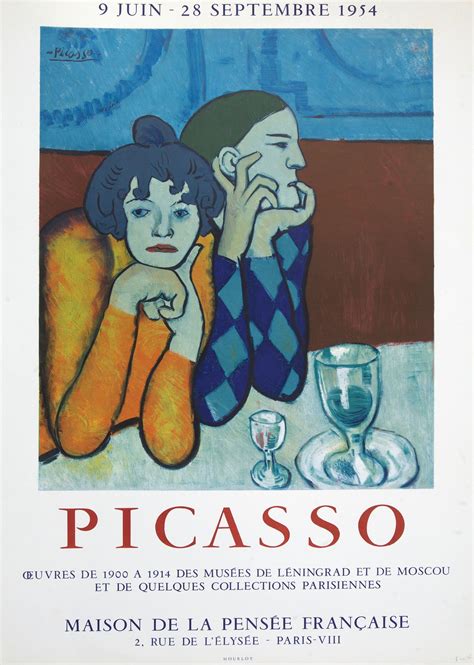 Pablo Picasso Oeuvres De 1900 à 1914 Art Exhibition Posters Picasso