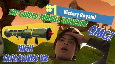 The Guided Missile Launcher Fortnite Battle Royale Youtube