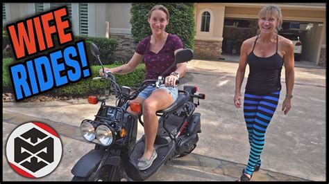 my wife s first ride on the ruckus youtube