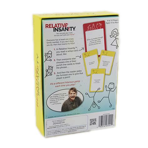 Wholesale Relative Insanity Hilarious Party Card Game For Teens