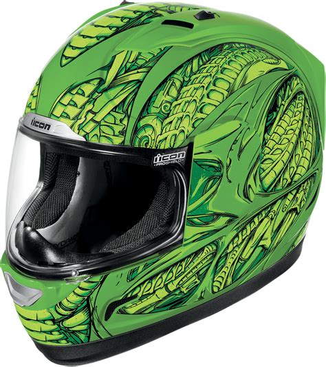 Icon Alliance Speedmetal Full Face Helmet Green