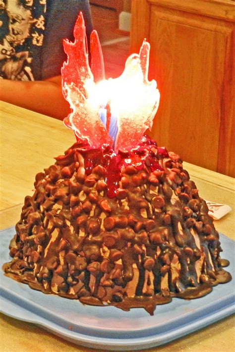 Exploding Volcano Cake Volcano Cake Cake Cake Decorating