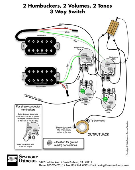Les Paul Guitar Wiring Diagram