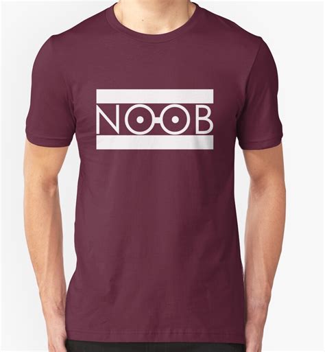 Noob White Text T Shirts And Hoodies By Luciedesigns Redbubble