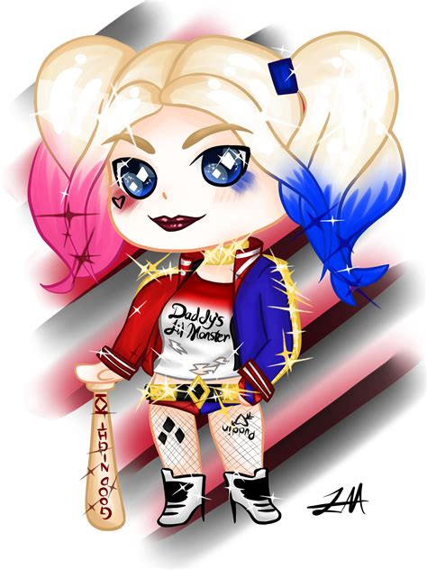 Chibi Harley Quinn By Ninjacupcakescanfly On Deviantart