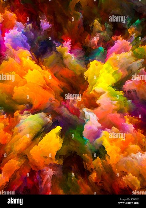 Burst Of Colors Stock Photo Alamy