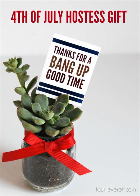 Get a new bag or purse with an american flag so your giftee can proudly take their essentials with them wherever they go. Fourth of July Hostess Gift - The Idea Room