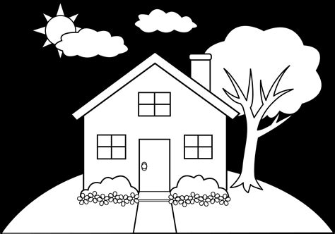 House Drawing Outline At Explore Collection Of