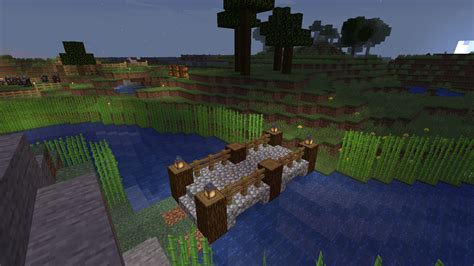 A Small Bridge Across A River For My Horse Hardcore Minecraft