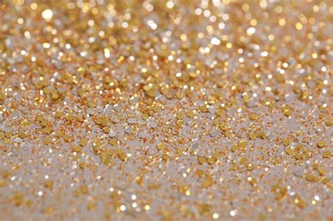 Christmas New Year Gold And Silver Glitter Background Holiday Abstract