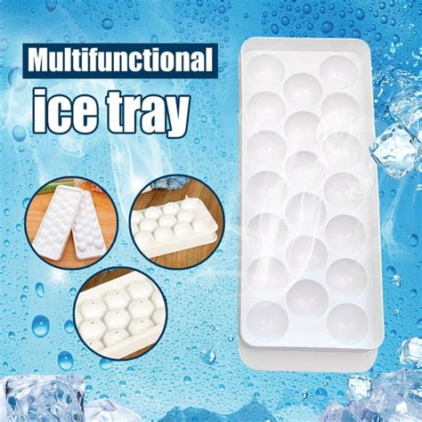 Sunhillsgraceice Cubes Trays Easy Release Silicone Ice Cubes Tray With
