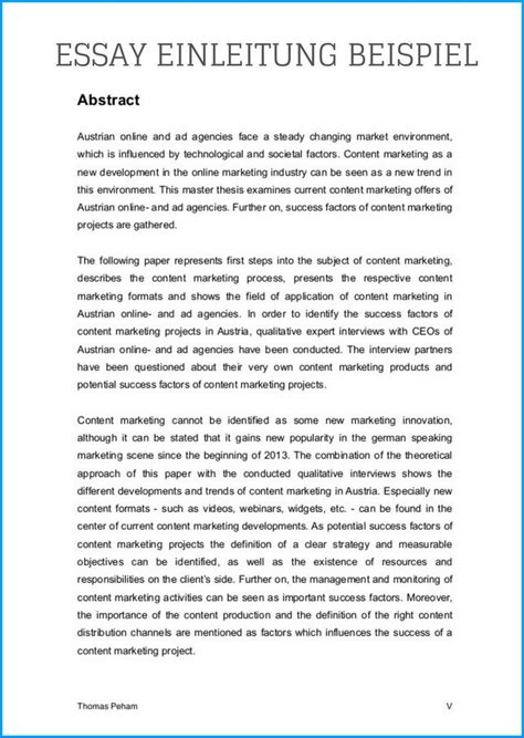 Check spelling or type a new query. 11 Essay Einleitung Beispiel, Wissenschaft und Wirtschaft ...