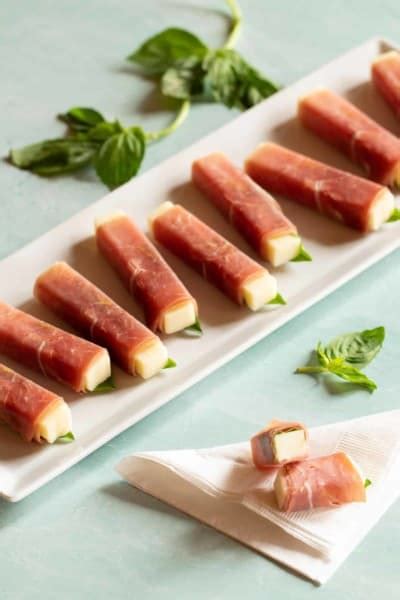 Prosciutto Wrapped Mozzarella Only 3 Ingredients A Well Seasoned