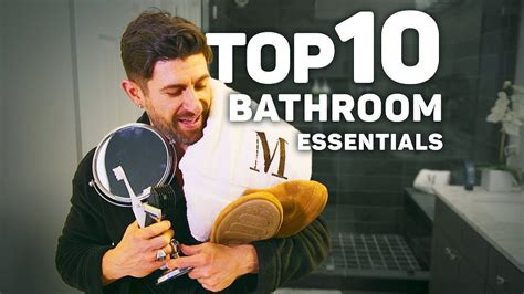 Top 10 Mens Bathroom Essentials Every Guy Needs Badass Bathroom Youtube