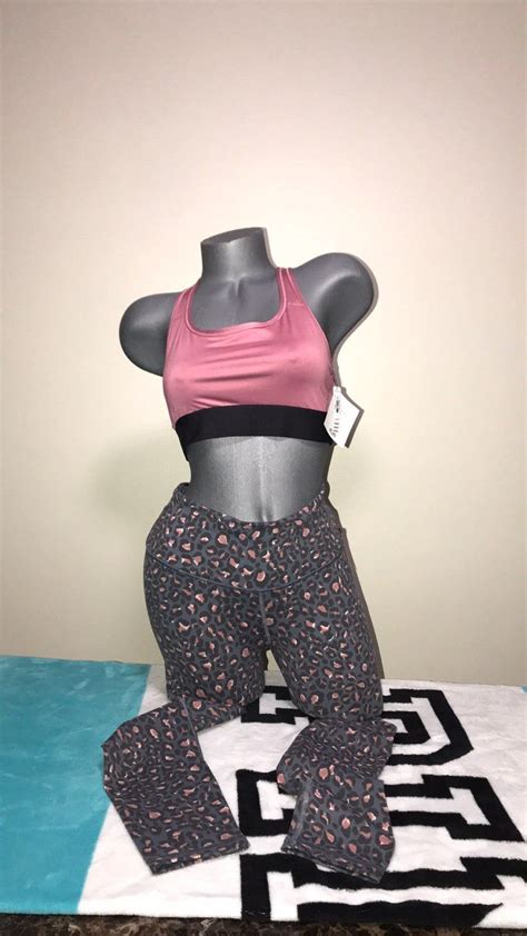 Jockey international shopping guide size charts. Victoria's Secret VSX Set Sport Bra & Knockout Tight ...