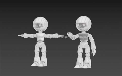 IBOT服务机器人3D模型 MAX OBJ格式 机械角色模型下载 摩尔网CGMOL