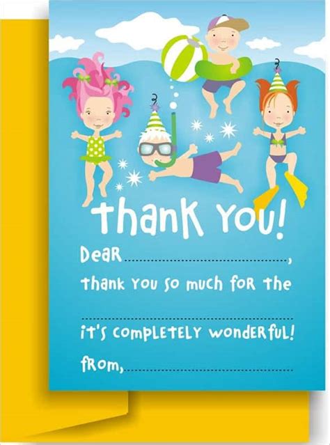 21 Free Thank You Card Template Word Excel Formats