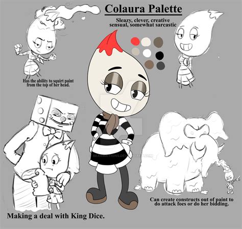 Colaura Palette Cuphead Oc By Blackmasqrade On Deviantart