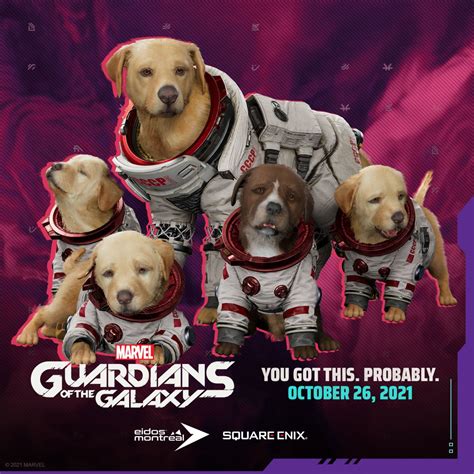 Cosmo The Space Dog Gets A Marvels Guardians Of The Galaxy Video