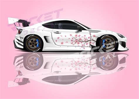 sakura cherry blossom car livery japanese theme side car etsy