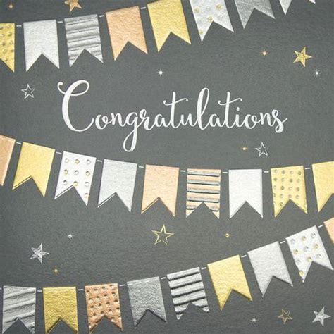 Sparkle Banner Congratulations Card Buy Online Or Call 01923 822321