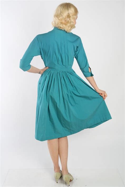 1950s Dress Vintage 50s Doris Fein One By Dethrosevintage