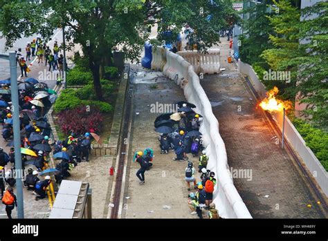 Hong Kong China 31st August 2019 Riots Escalates In Different