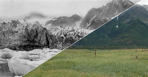 Many physical impacts of climate change are already visible, including extreme weather events, glacier retreat, changes in the timing of seasonal. These Before And After Images Show The Startling Effects ...