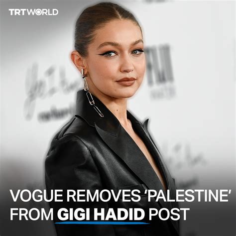 Trt World On Twitter Vogue Is Facing Backlash For Editing Out ‘palestine From A Post Quoting
