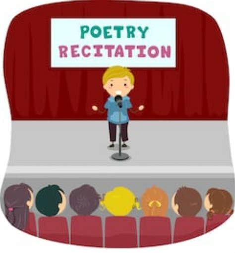 We are inviting young people to talk the poem rather than to give a theatrical performance. Poem Recitation Competition Clipart - Poetry Is Not Only ...