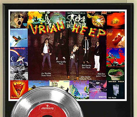 Uriah Heep July Morning Platinum 45 Record Ltd Edition Display Award