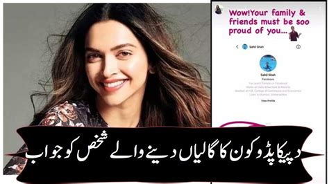 bollywood actress deepika padukone responds to abusive person ctv news pakistan youtube